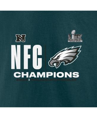 Мужская футболка с длинным рукавом Fanatics Midnight Green Philadelphia Eagles 2024 NFC Champions Hail Mary от Fanatics
