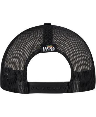 Мужская черная шляпа с регулируемыми крышками Bob Marley Trucker