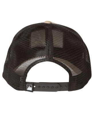 Мужская регулируемая шляпа дальнобойщика Flomotion коричнево-черного цвета Local OG