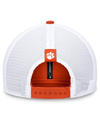 Men's Orange/White Clemson Tigers 2024 Sideline Trucker Adjustable Hat