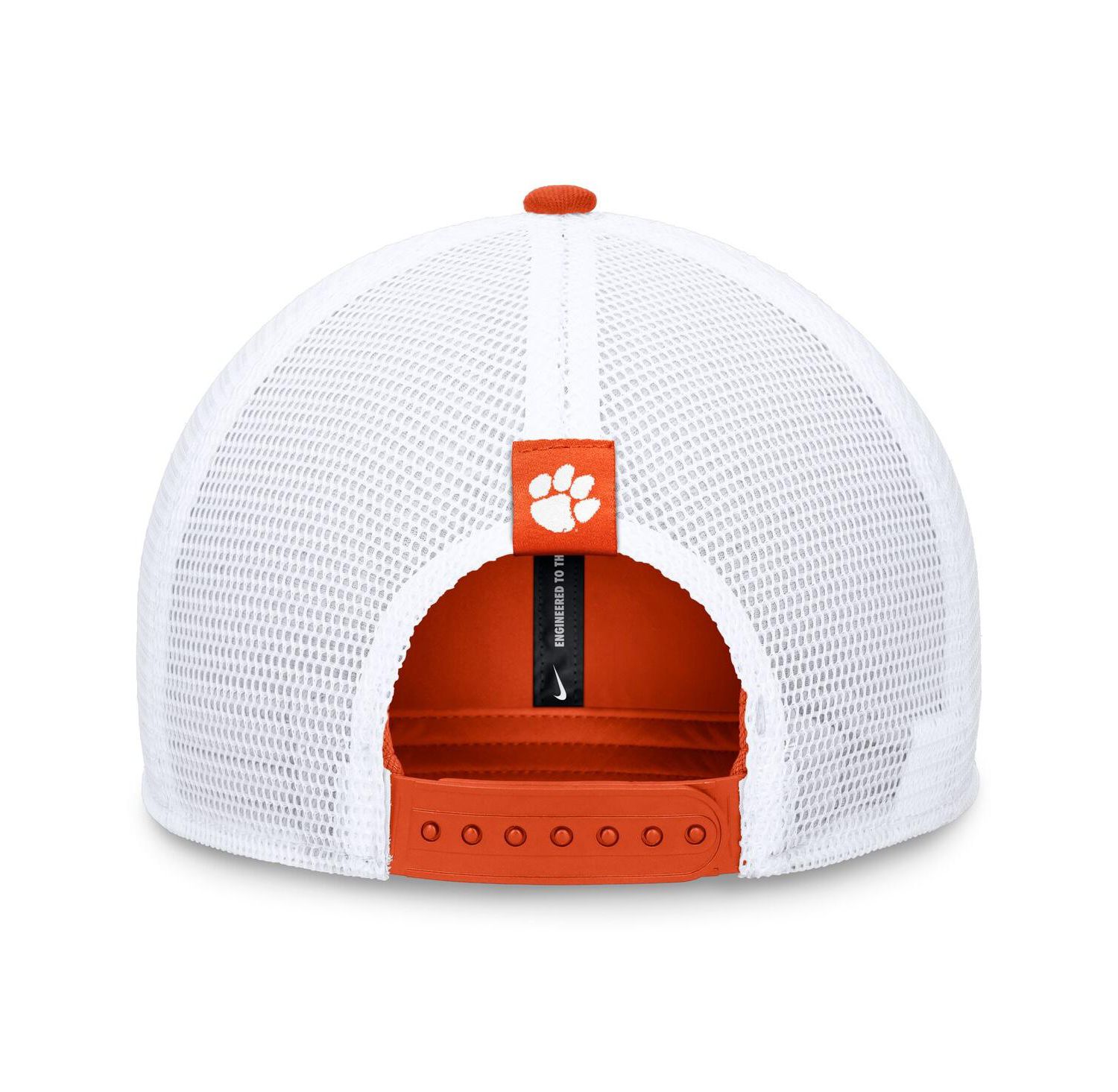 Men's Orange/White Clemson Tigers 2024 Sideline Trucker Adjustable Hat