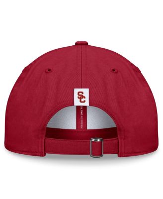 Men's White/Cardinal USC Trojans Heritage Weston Adjustable Hat