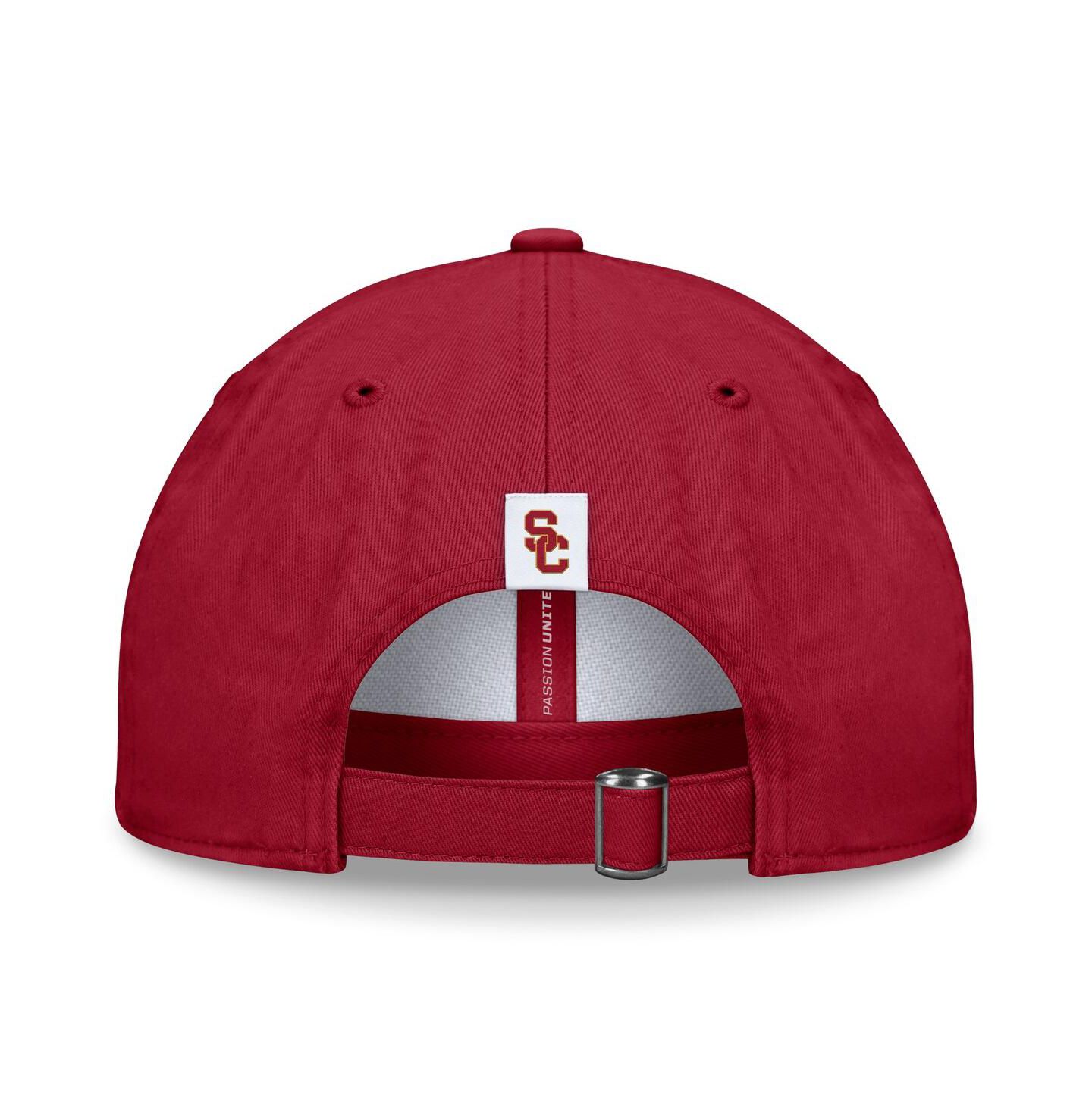 Мужская кепка Top of the World White/Cardinal USC Trojans Heritage Weston Adjustable Hat — фото 2