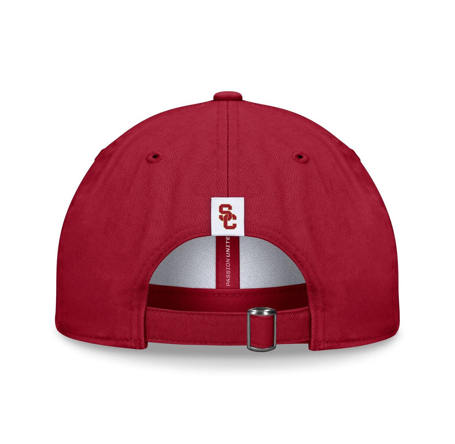 Men's White/Cardinal USC Trojans Heritage Weston Adjustable Hat