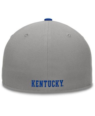 Мужская двухцветная приталенная шляпа Top of the World серого цвета/Royal Kentucky Wildcats Rally