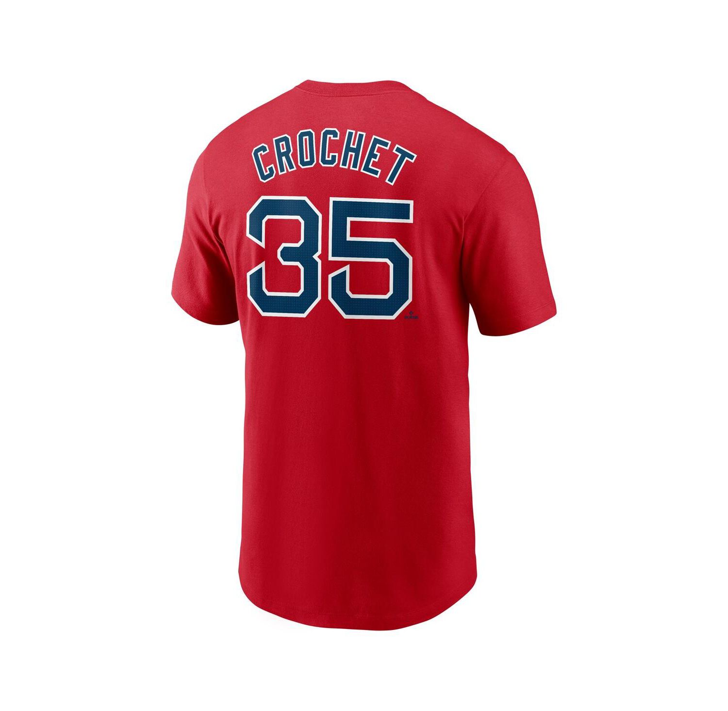 Men's Garrett Crochet Red Boston Red Sox Fuse Name & Number T-Shirt