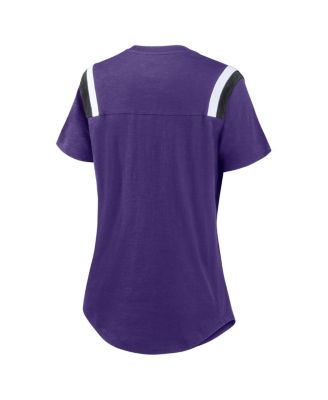 Женская футболка Nike Heather Purple Minnesota Vikings Prime с логотипом Slub Fashion