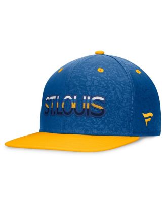 Men's Blue/Gold St. Louis Blues Authentic Pro Alternate Jersey Snapback Hat