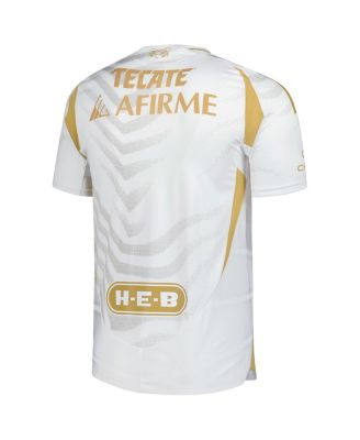 Мужские белые кроссовки Adidas Tigres UANL 2024/25 из аутентичного трикотажа