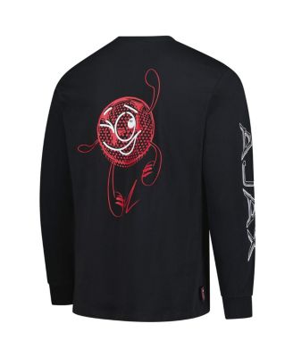 Мужская черная футболка Adidas Culturewear с длинным рукавом и графическим рисунком Ajax Culturewear от Adidas