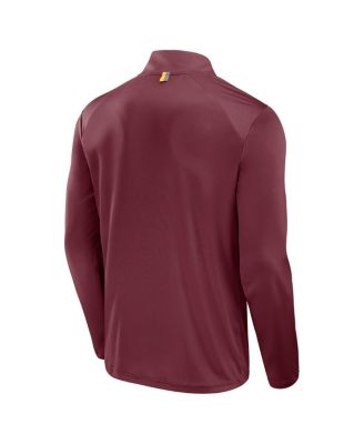 Men's Maroon Minnesota Golden Gophers Fundamental Defender Quarter-Zip Jacket