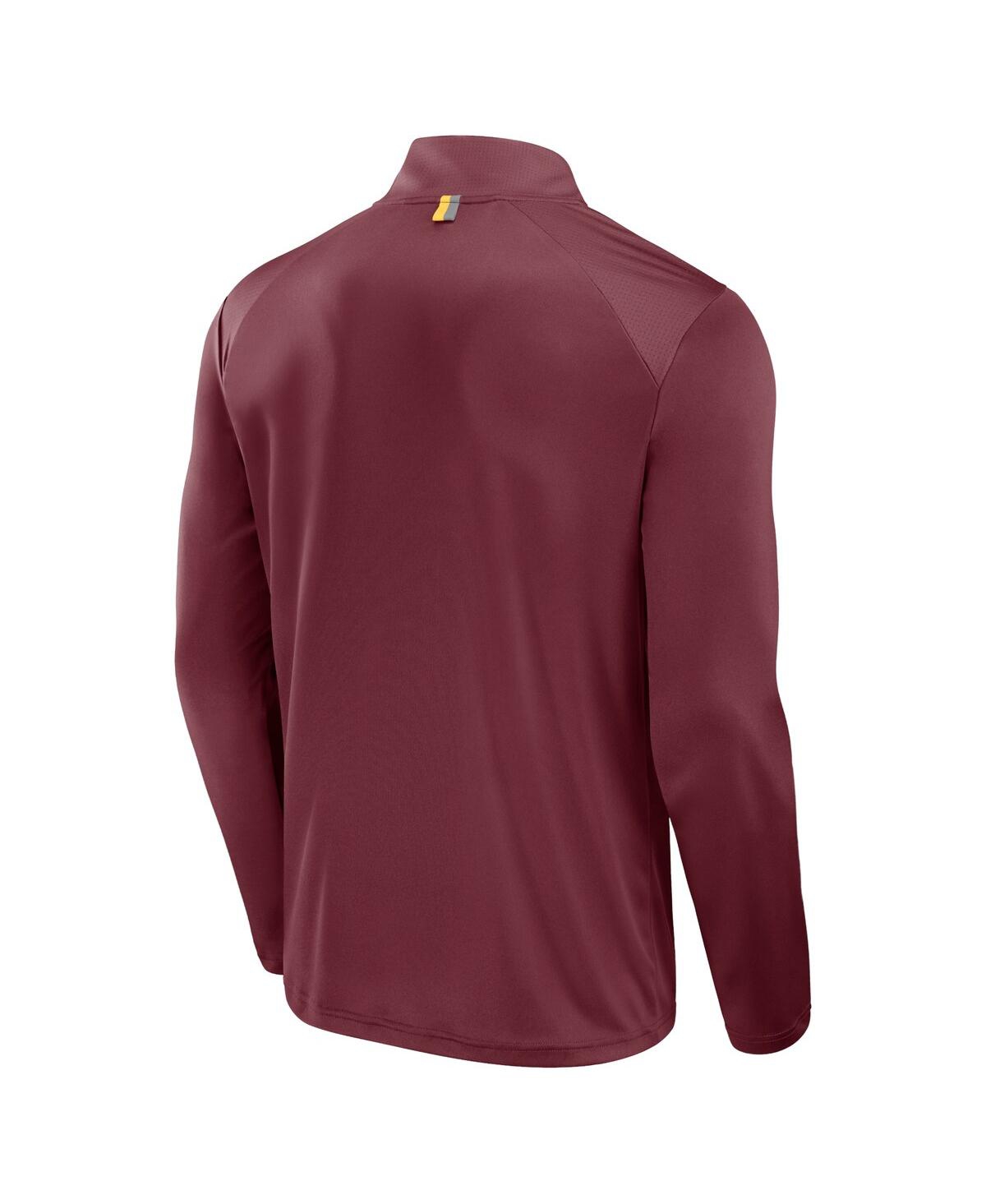 Fanatics Men's Maroon Minnesota Golden Gophers Fundamental Defender Quarter-zip Jacket In Maroon