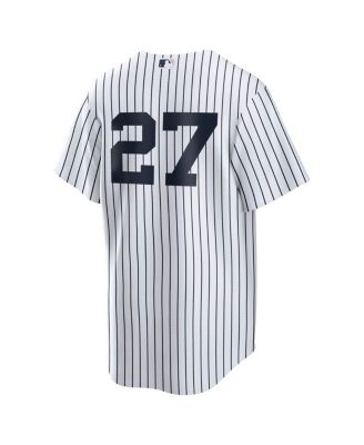 Мужская майка Nike Giancarlo Stanton White New York Yankees, домашняя копия майки игрока