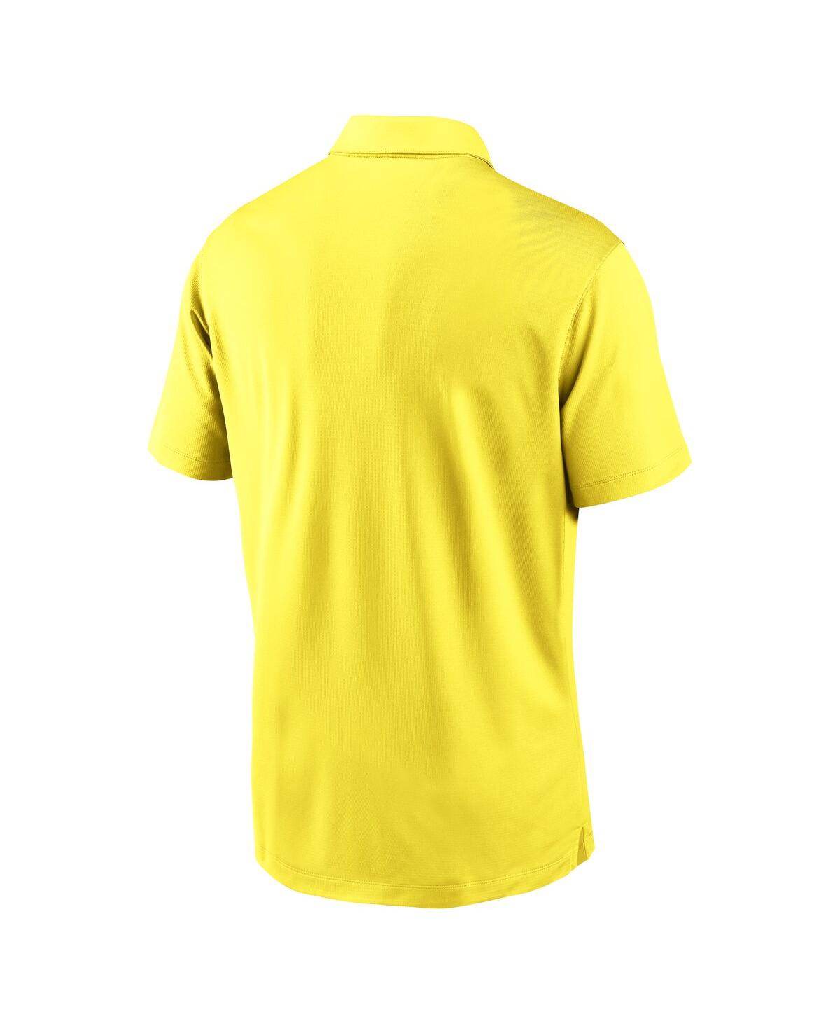 Nike Men's Yellow Oregon Ducks Primetime Franchise Performance Polo In Yellow