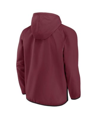 Мужская темно-бордовая толстовка Fanatics Texas A M Aggies Victory On Raglan с капюшоном на молнии