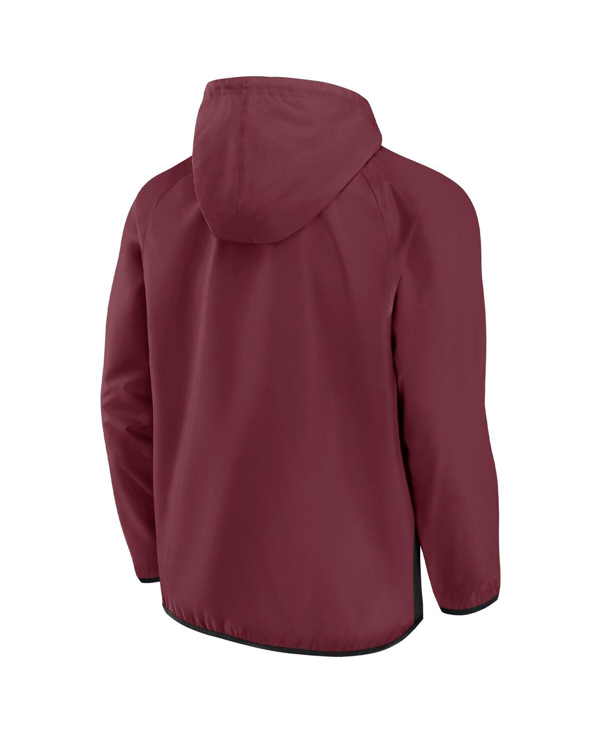 Fanatics Men's Maroon Texas A M Aggies Victory On Raglan Quarter-zip Hoodie In Maroon