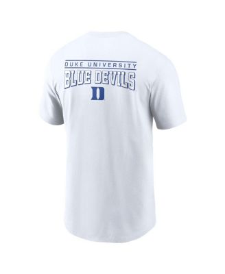 Мужская футболка Nike White Duke Blue Devils 2-Хит продаж