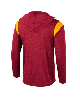 Мужская ветровка Colosseum Cardinal Iowa State Cyclones Dozer на полупрозрачной молнии