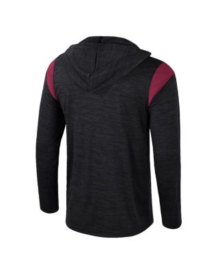 Мужская черная ветровка Colosseum от Florida State Seminoles Dozer с застежкой-молнией на половину длины