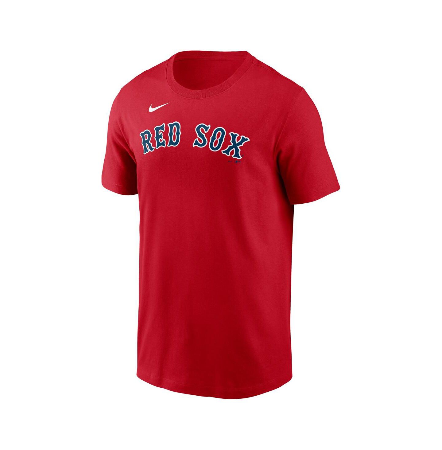 Мужская футболка Nike Garrett Crochet Red Boston Red Sox Fuse Name & Number — фото 3