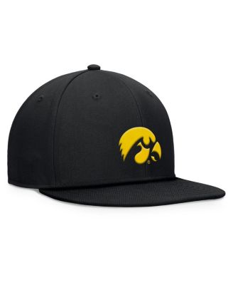 Men's Black Iowa Hawkeyes Fundamental Snapback Hat