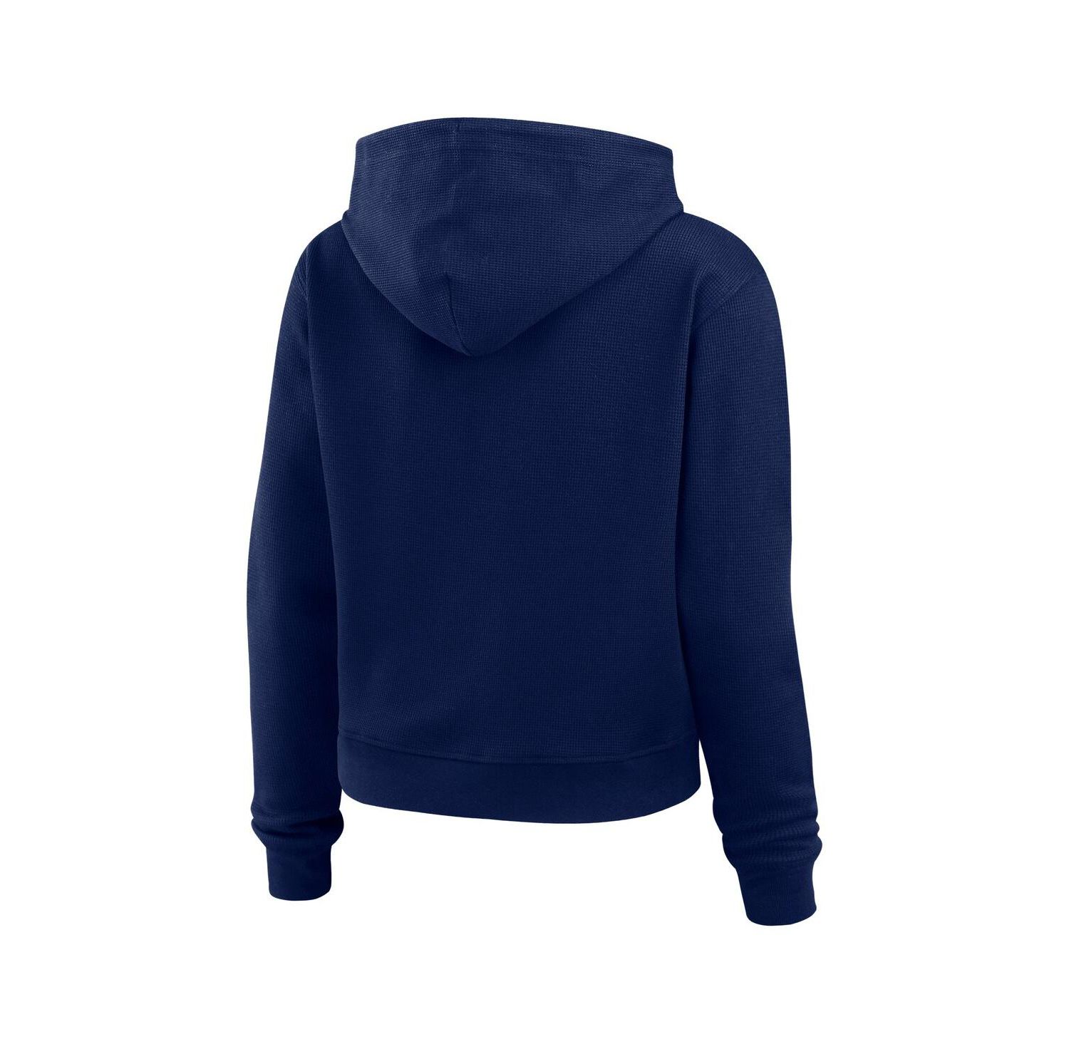 Women's Blue Tampa Bay Lightning Waffle Knit Pullover Hoodie