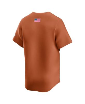 Мужская бейсбольная майка Nike Texas Orange Texas Longhorns College Limited от Nike