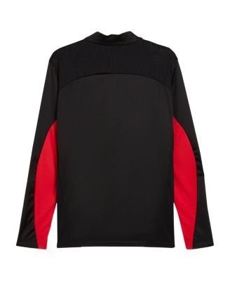 Мужская тренировочная куртка Puma AC Milan 2024/25 dryCELL черного цвета на молнии