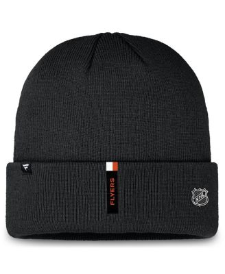 Мужская черная вязаная шапка с манжетами Fanatics от Philadelphia Flyers Authentic Pro