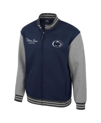 Men's Navy Penn State Nittany Lions Ambi-Turner Full-Zip Varsity Jacket