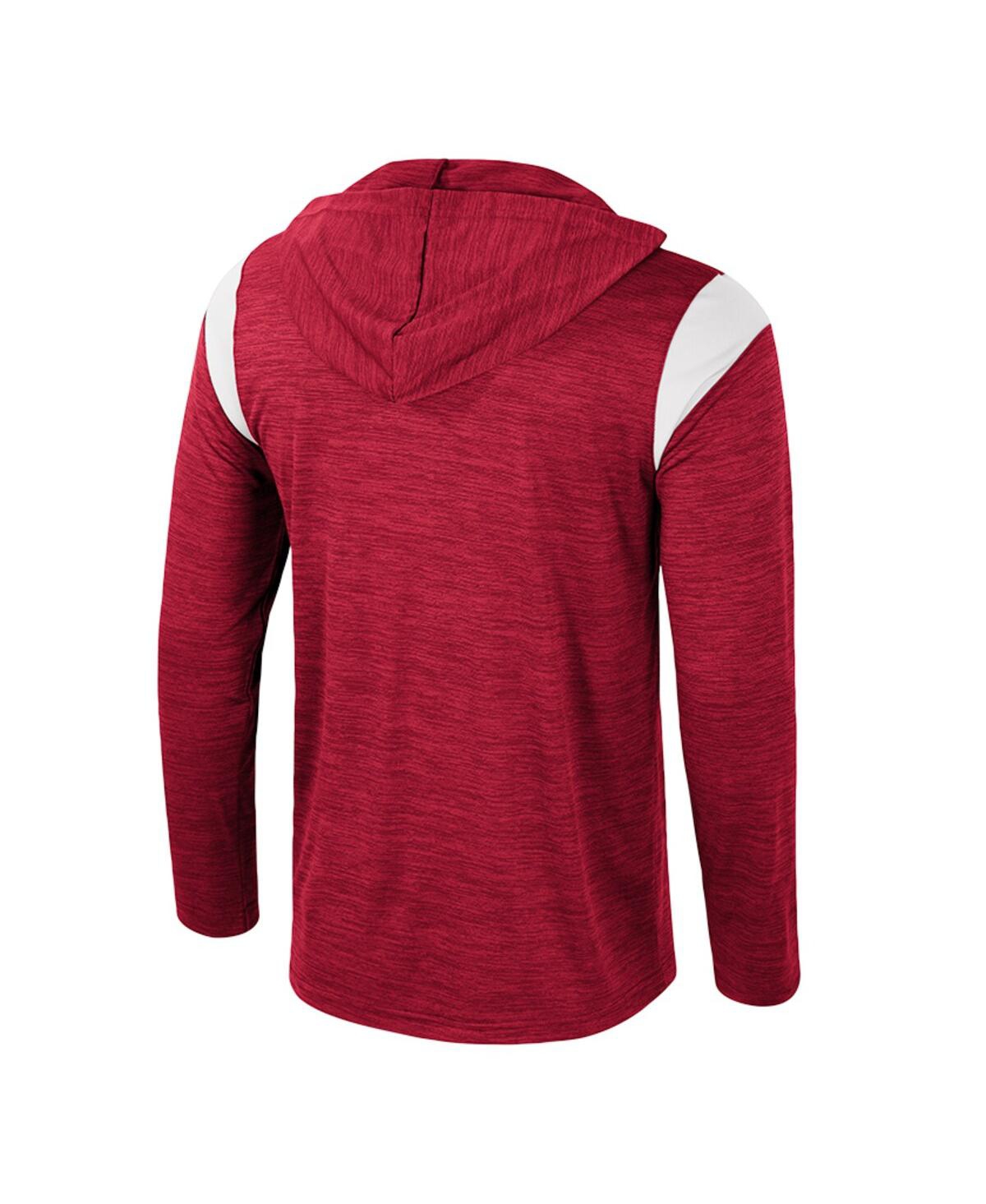 Colosseum Men's Cardinal Arkansas Razorbacks Dozer Half-zip Windshirt In Cardinal