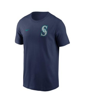 Men's Navy Seattle Mariners 2-Hit T-Shirt
