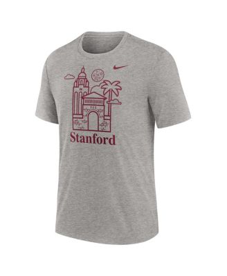 Men's Heather Gray Stanford Cardinal Local Campus Time Honored Tradition Tri-Blend T-Shirt