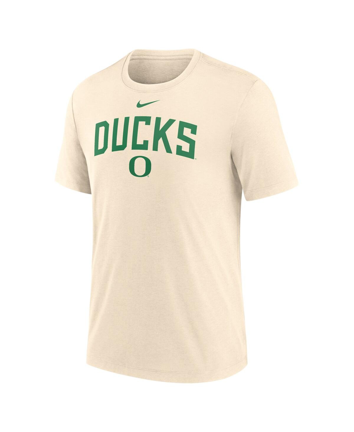 Nike Men's Cream Kentucky Wildcats Natural Arch Logo Tri-blend T-shirt In Cream