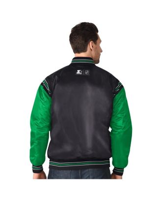 Мужская черная спортивная куртка с полной застежкой для новичков Мировой серии НХЛ 