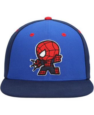 Big Boys and Girls Royal Spider-Man Chibi Glow-in-the-Dark Snapback Hat