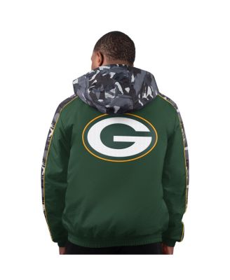 Стартовая мужская куртка Green Green Bay Packers Thursday Night Gridiron с застежкой-молнией на всю длину