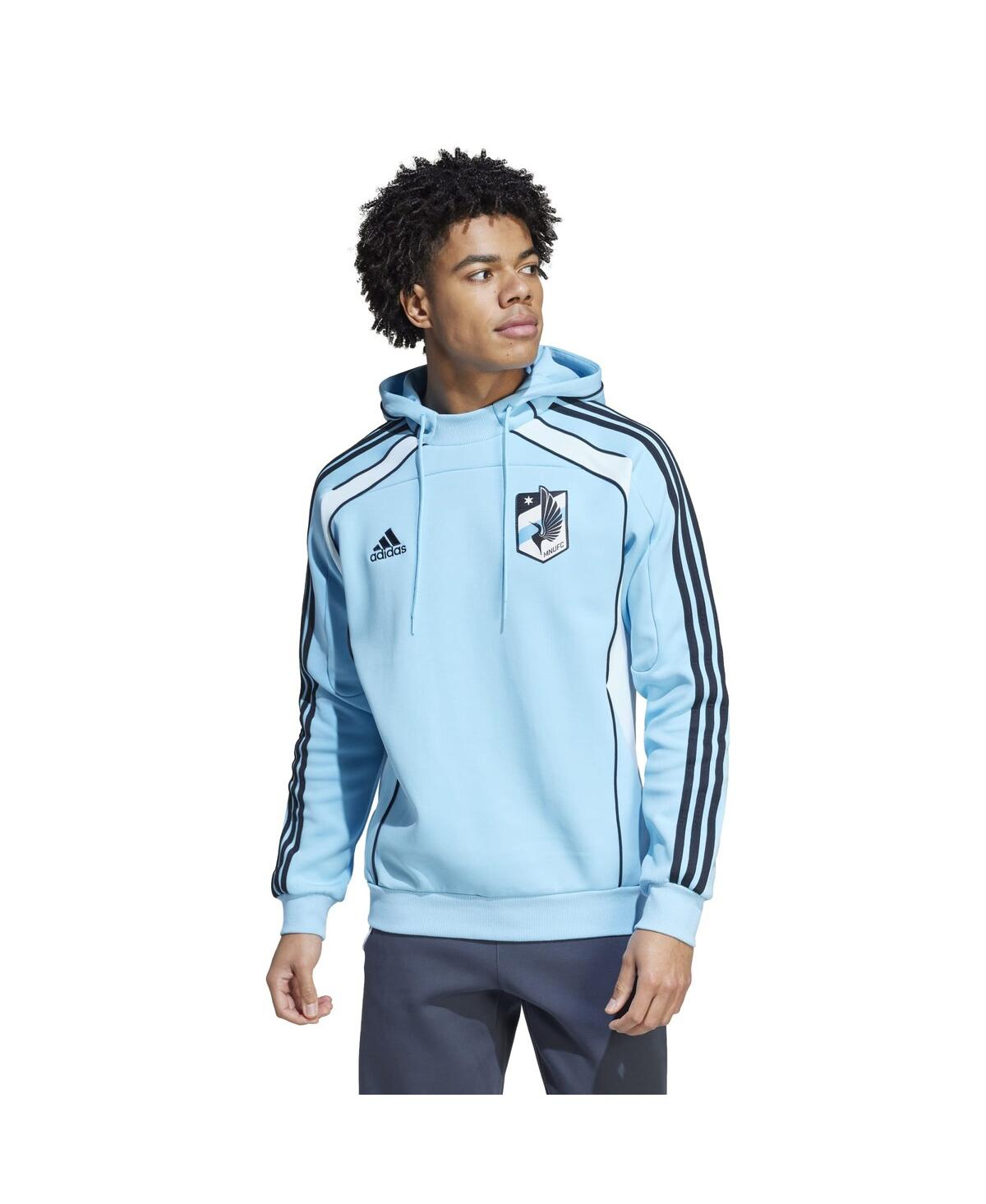 Men's Light Blue Minnesota United Fc 2025 Travel Pullover Hoodie - Light Blue