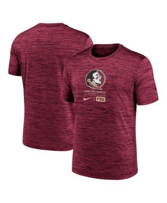Nike - Men's Garnet Florida State Seminoles Campus Center Block Velocity Performance T-Shirt