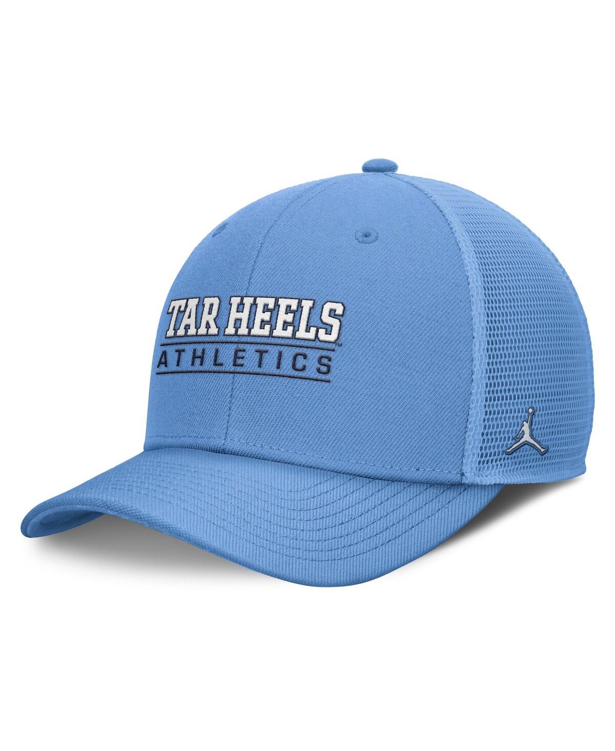 JORDAN MEN'S LIGHT BLUE NORTH CAROLINA TAR HEELS RISE ADJUSTABLE HAT 