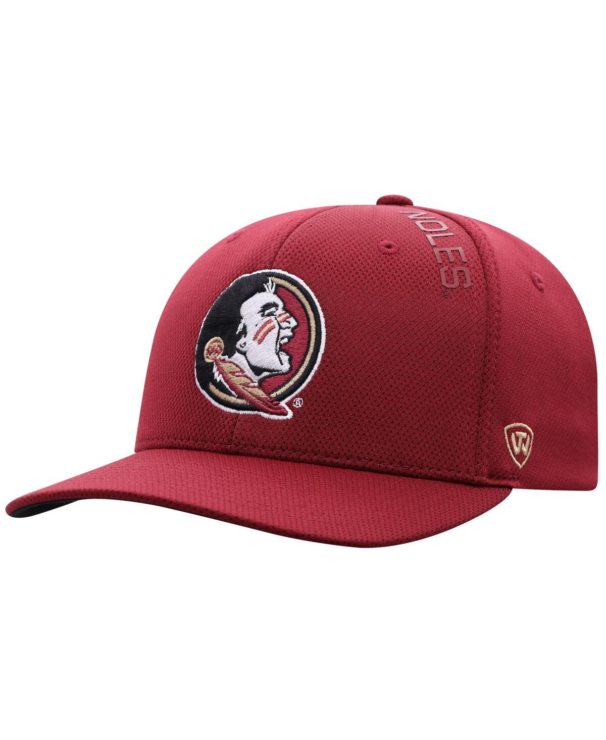 Top Of The World Men's Garnet Florida State Seminoles Reflex 2.0 Flex Fit Hat In Garnet