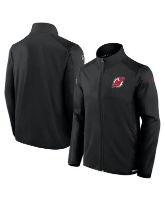 Fanatics - Men's  Black New Jersey Devils Authentic Pro Rink Fleece Full-Zip Jacket