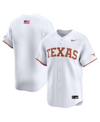 Nike - Men's  White Texas Longhorns College Limited Baseball Jersey