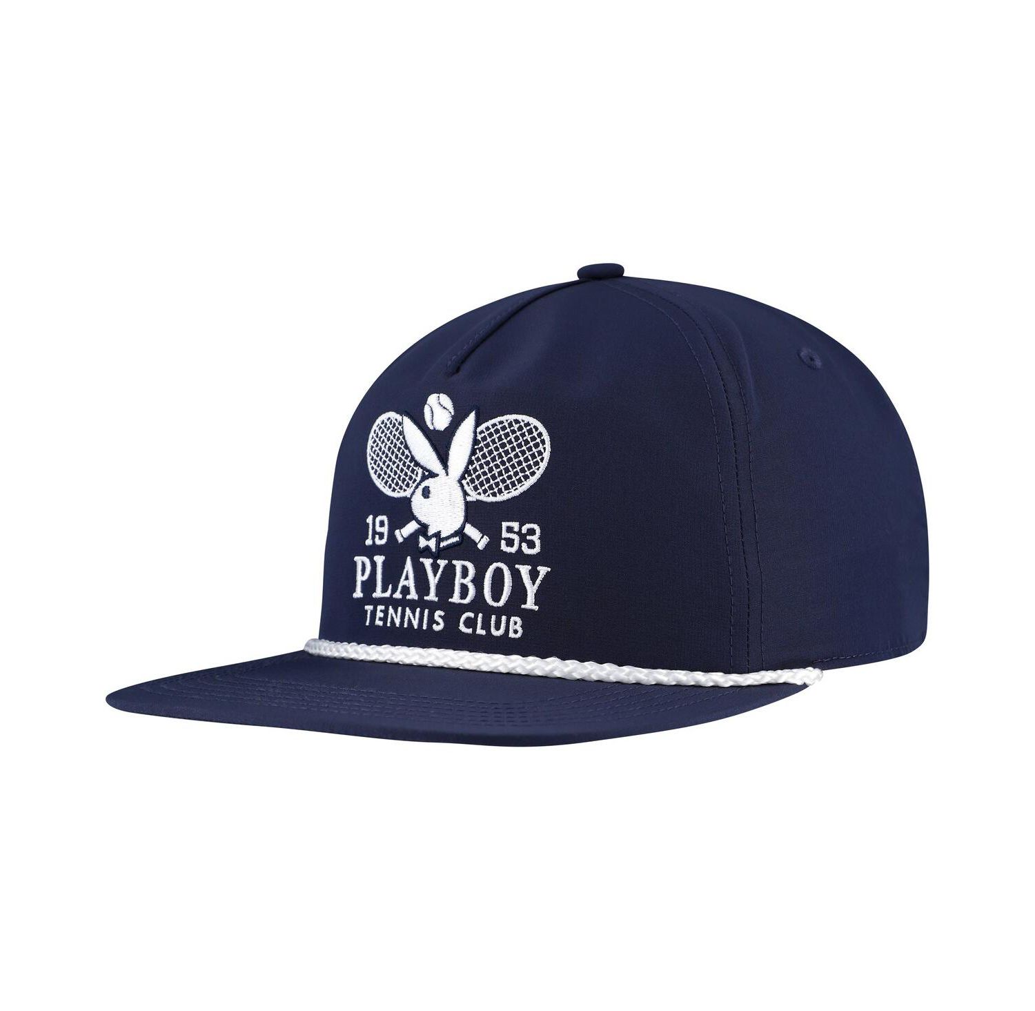 Men's Navy Playboy Tennis Club Golf Adjustable Hat