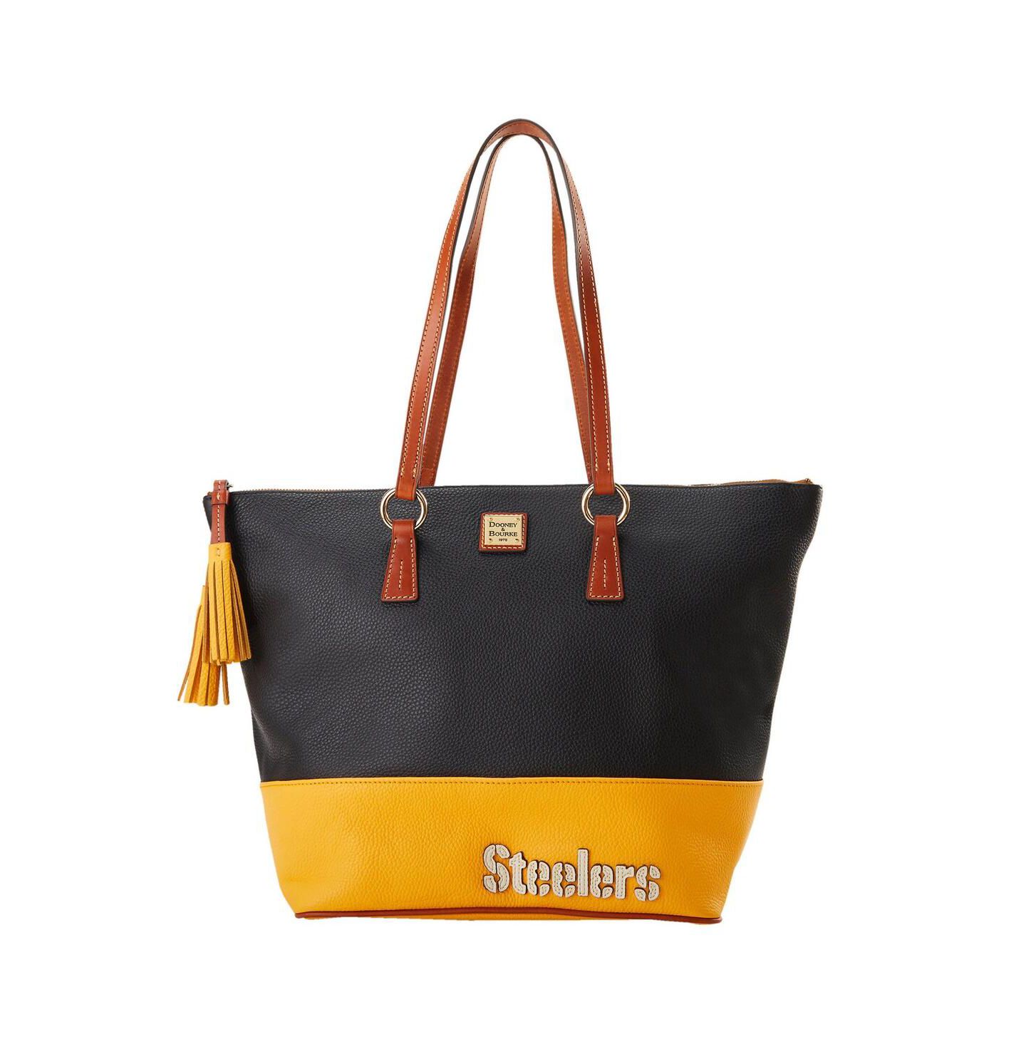 Женская сумка Dooney & Bourke Pittsburgh Steelers Tobi Tote Purse — фото 1