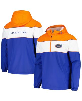 G-III Sports by Carl Banks - Men's Royal Florida Gators Center Line Half-Zip Raglan Hoodie Jacket