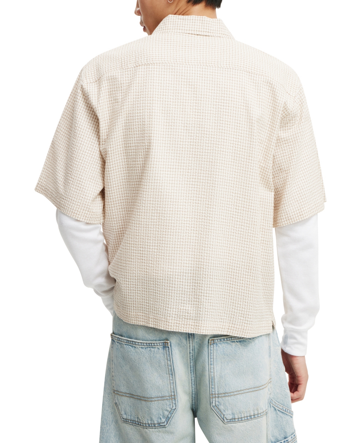 COTTON ON MEN'S VENTURA SHORT SLEEVE SHIRT 