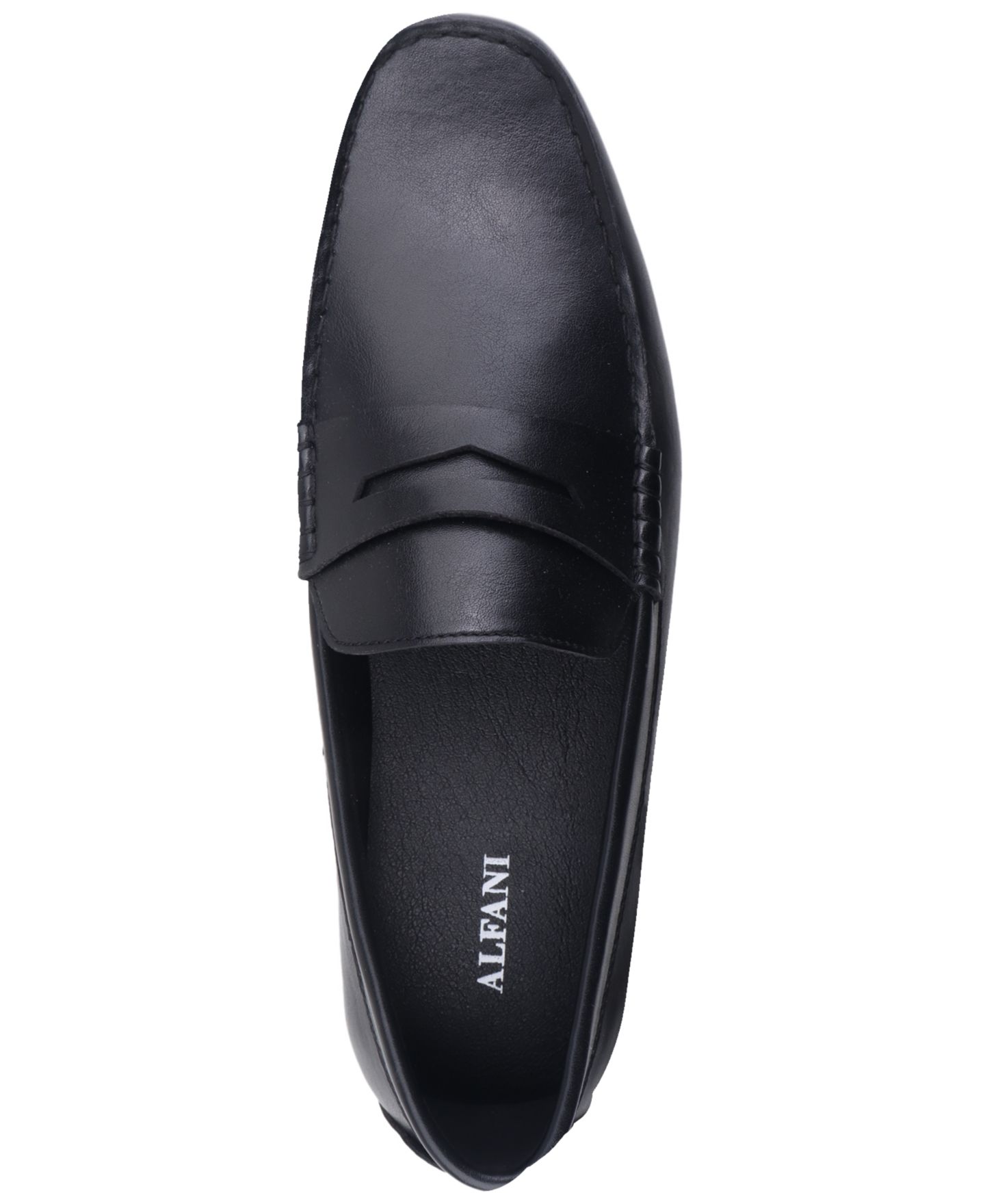 Мужские туфли Alfani Slip-On Penny Driving, цвет: Чёрный — фото 4