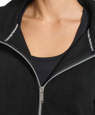 Women's Active Tech Fleece Mock-Neck Jacket