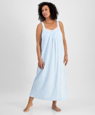 Charter Club - Women's Cotton Eyelet Tank Nightgown